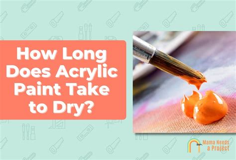 How Long for Acrylic Paint to Dry: And Why the Moon Might Be Watching