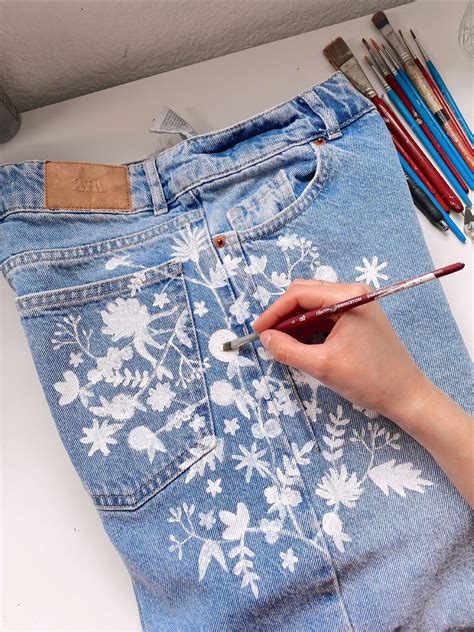 How to Paint on Jeans: A Canvas of Creativity and Chaos